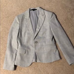 Express size 2 grey suit jacket